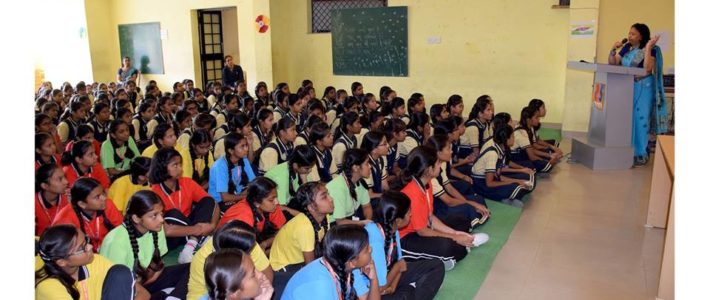 03-10-2018 Seminar on Menstrual Hygiene for Class 7 to 9 Girls